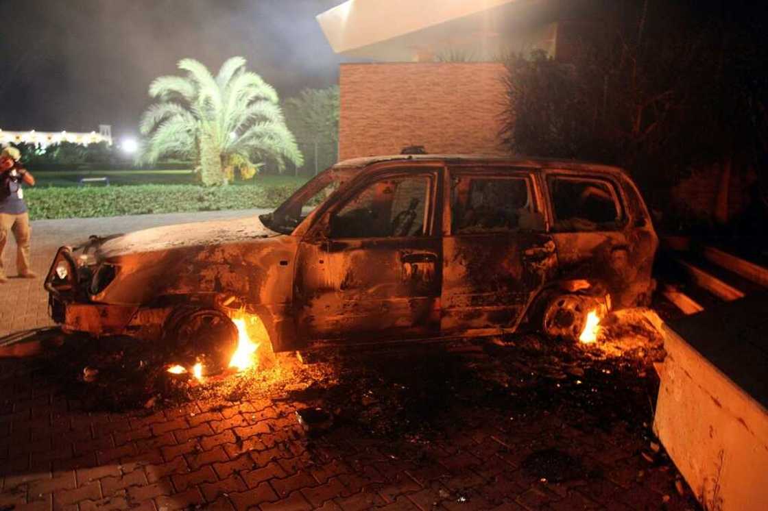 Islamist militants armed with automatic weapons and grenades stormed the compound on the evening of September 11, 2012, at a time when the oil-rich North African country was torn by civil war Islamist militants armed with automatic weapons and grenades stormed the compound on the evening of September 11, 2012, at a time when the oil-rich North African country was torn by civil war