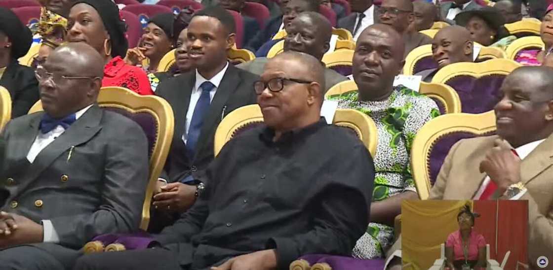 Peter Obi a Kotun sauraron ƙarar zabe. Peter Obi a Kotun sauraron ƙarar zabe.