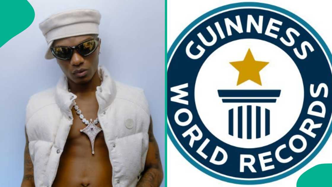 Wizkid FC celebrates as Guinness World Record shares singer's achievement.