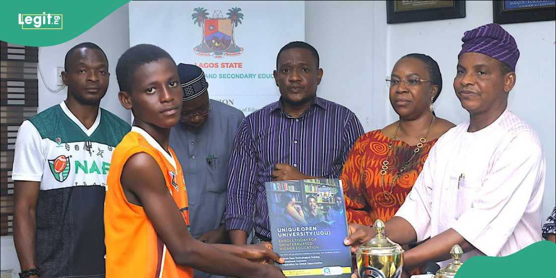 Winners celebrate after receiving N20m scholarship packages and cash prizes in Lagos. Winners celebrate after receiving N20m scholarship packages and cash prizes in Lagos.