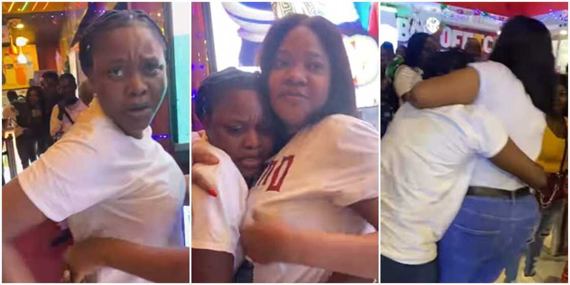 Toyin Abraham and fan Toyin Abraham and fan