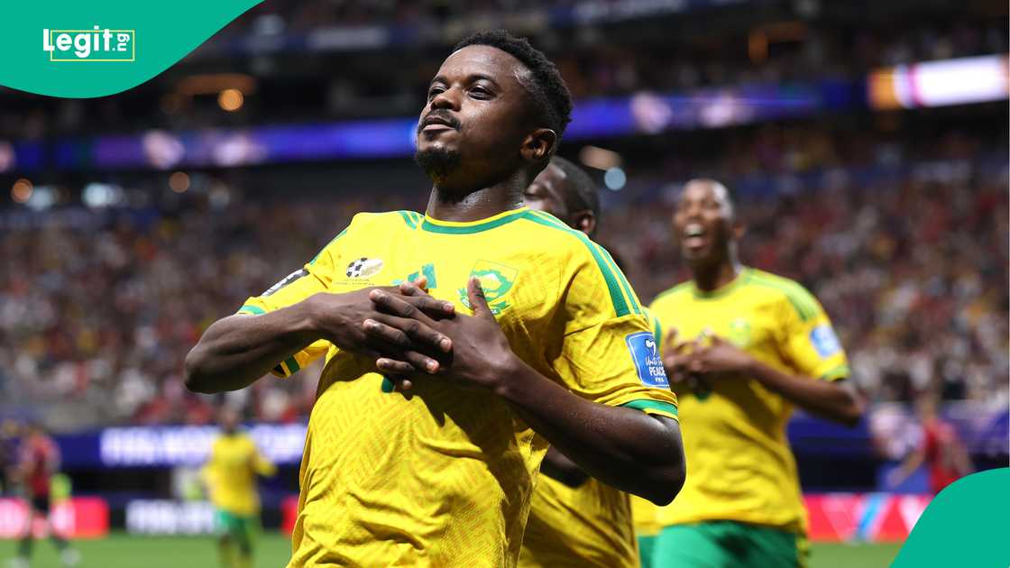 Teboho Mokoena, Bafana Bafana, South Africa, Czechia, 2026 FIFA World Cup, USA. Teboho Mokoena, Bafana Bafana, South Africa, Czechia, 2026 FIFA World Cup, USA.