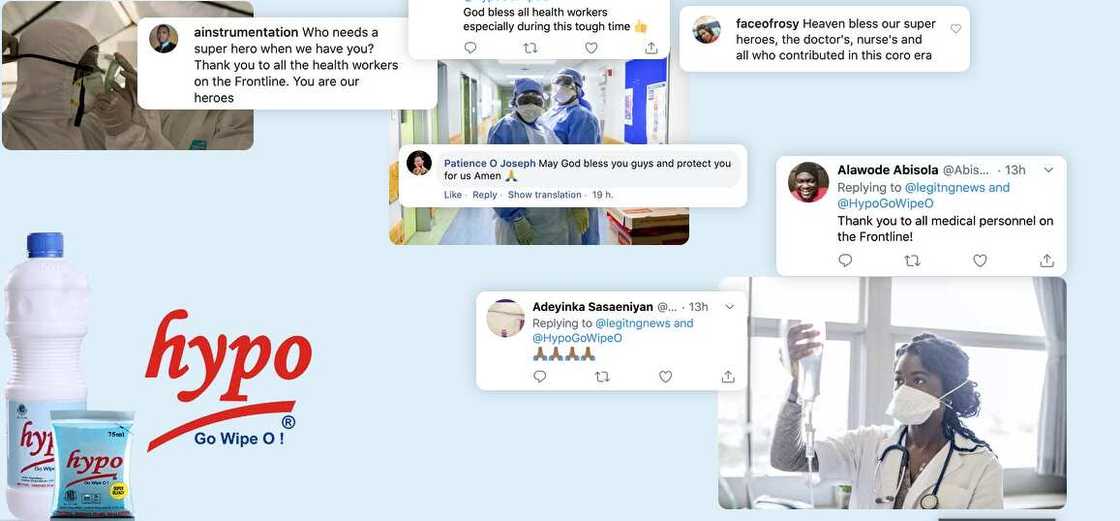Nigerian health workers recognized as heroes after Hypo and Legit.ng special project Nigerian health workers recognized as heroes after Hypo and Legit.ng special project