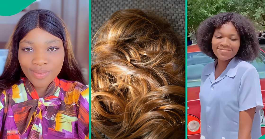 Businesswoman reacts as her customer demands payment for her wig after her shop caught fire.