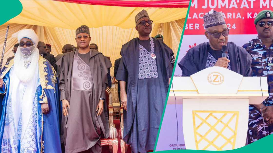 Sarkin Zazzau ya yi magana yayin da aka kaddamar da sake gina masallacin Zariya da ya rushe Sarkin Zazzau ya yi magana yayin da aka kaddamar da sake gina masallacin Zariya da ya rushe