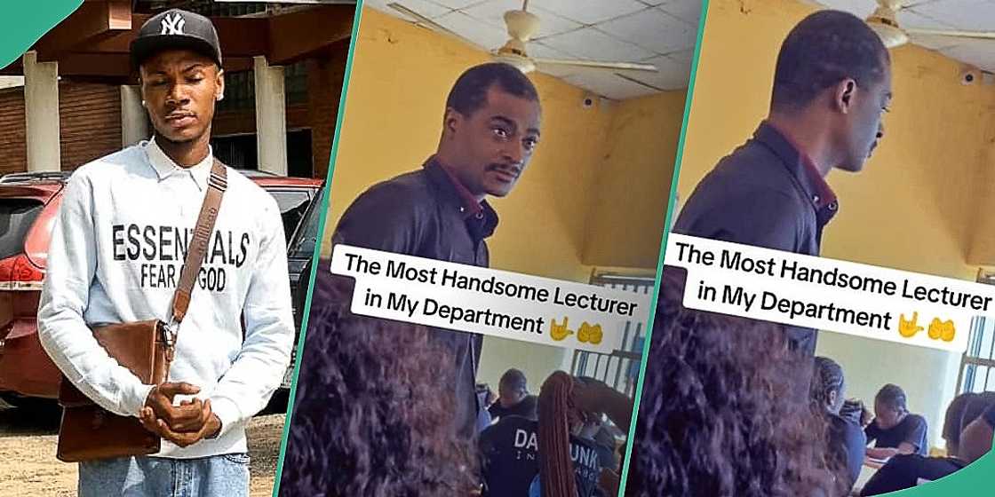 Student of UNIZIK shows off the most handsome lecturer in his department