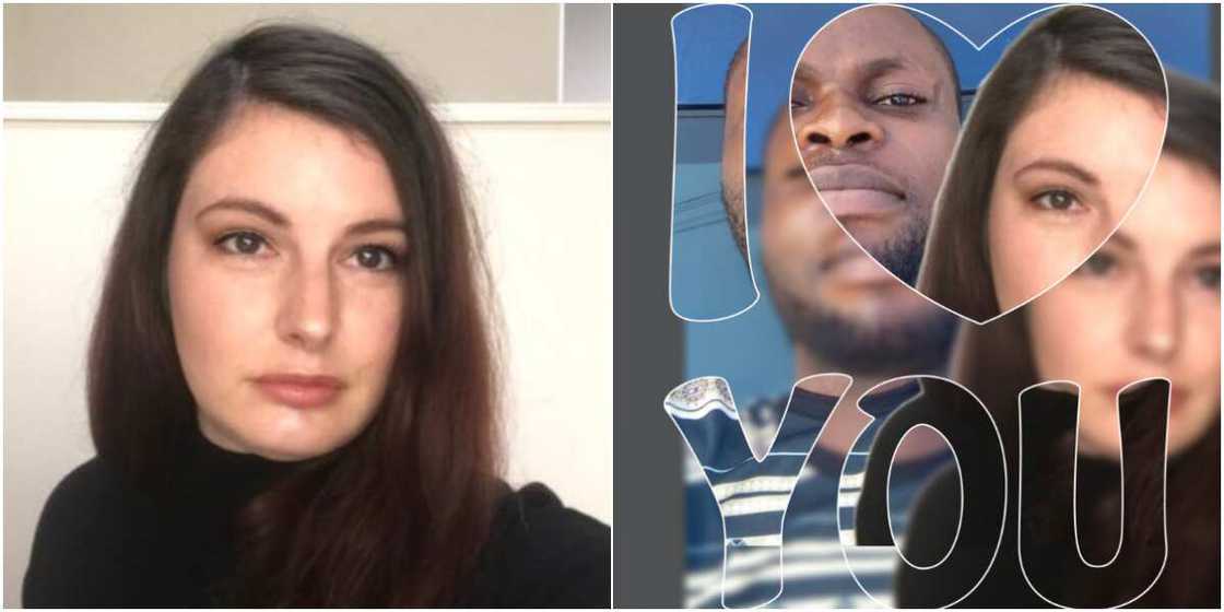 White woman responds to Nigerian man who professed love to her, social media reacts White woman responds to Nigerian man who professed love to her, social media reacts