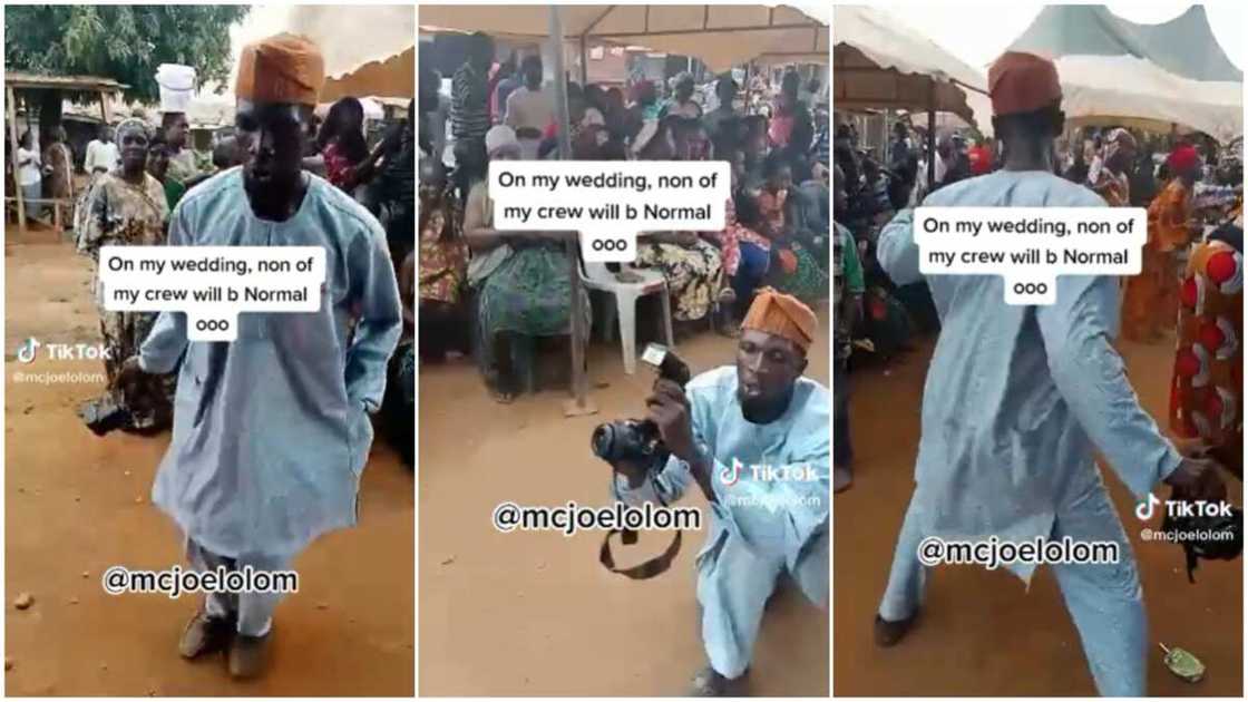 Photographer at event/man danced with joy. Photographer at event/man danced with joy.