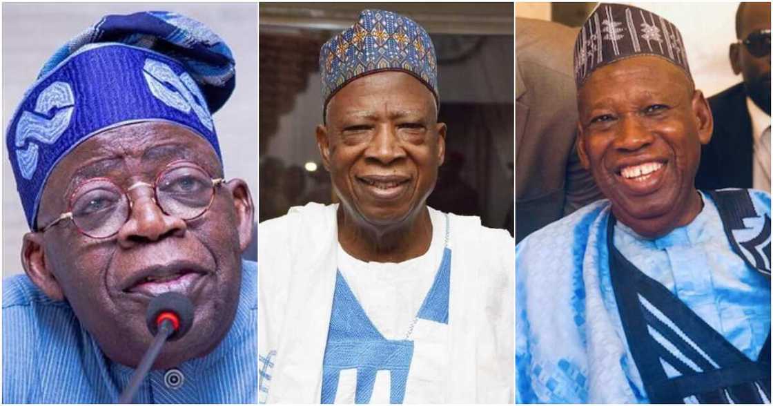 Senator Abdullahi Adamu, Bola Tinubu, APC, Kano state Governor, Abdullahi Ganduje Senator Abdullahi Adamu, Bola Tinubu, APC, Kano state Governor, Abdullahi Ganduje