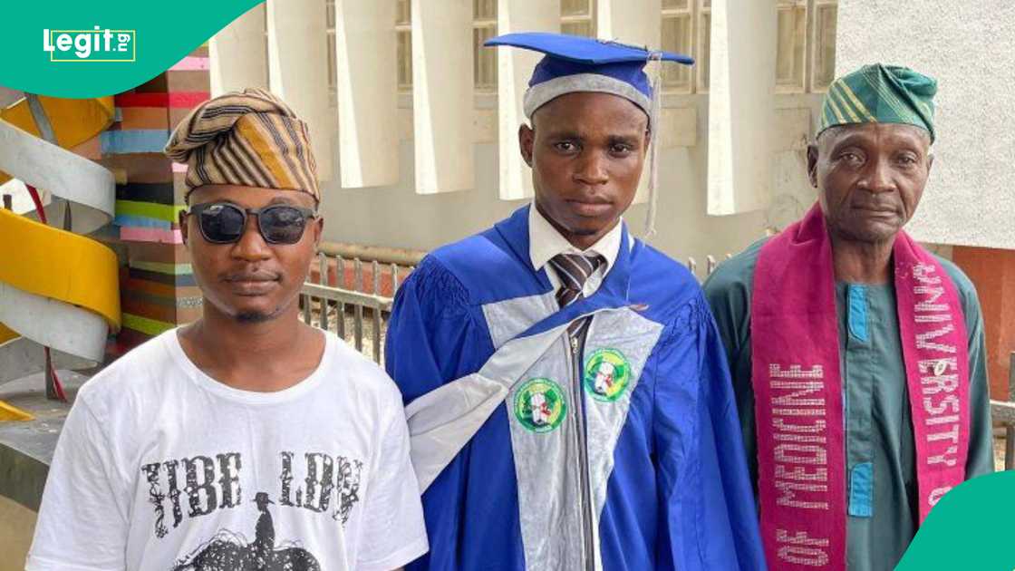 Man shares pictures as his brother schooling at University of Ibadan gets inducted into nursing profession Man shares pictures as his brother schooling at University of Ibadan gets inducted into nursing profession