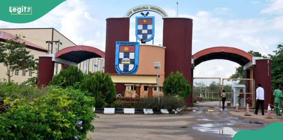 Afe Babalola University entrance gate Afe Babalola University entrance gate