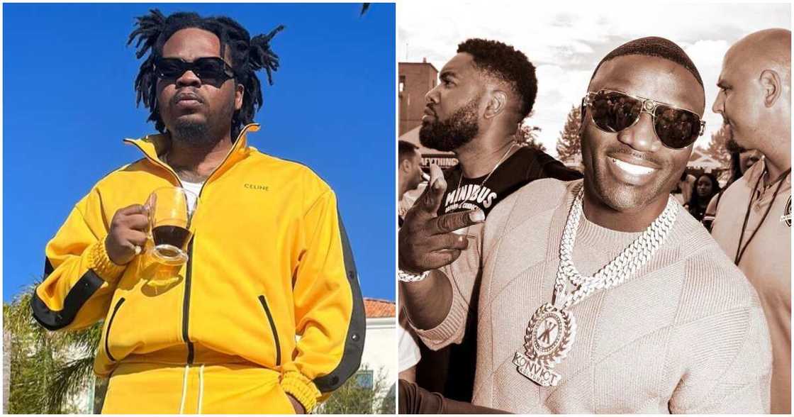 Rapper Olamide's funny reaction to tweet about Akon lying to Americans. Rapper Olamide's funny reaction to tweet about Akon lying to Americans.