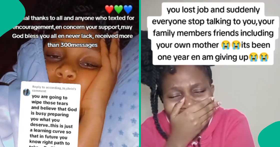 After losing her job, lady shares heartbreaking observation about her family members After losing her job, lady shares heartbreaking observation about her family members