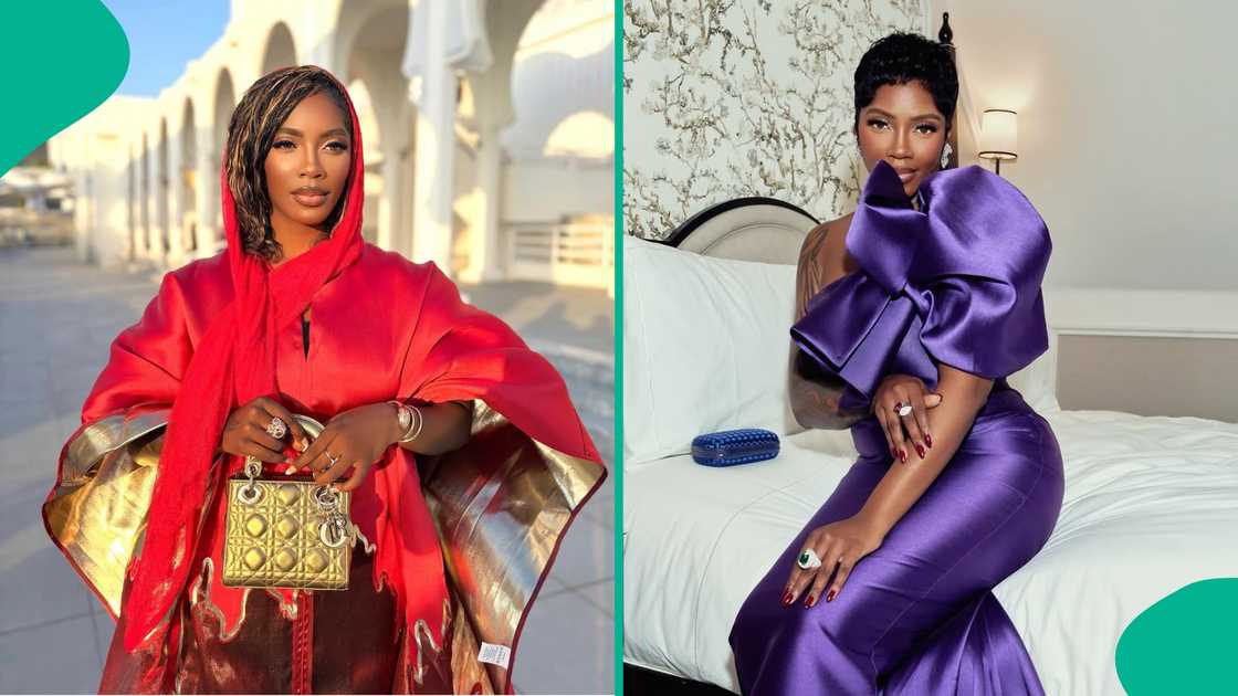 Tiwa Savage's fans react to her outfit to Ghana concert Tiwa Savage's fans react to her outfit to Ghana concert