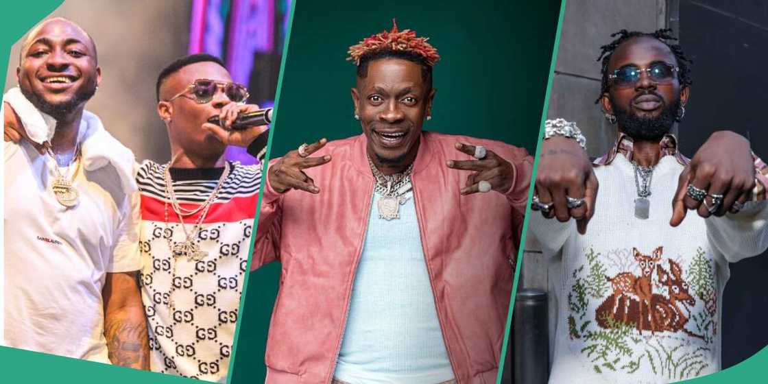 Davido and Wizkid on stage, Shatta Wale reacts to the call for reduction of Nigerian music on Ghana’s airwaves, Black Sherif