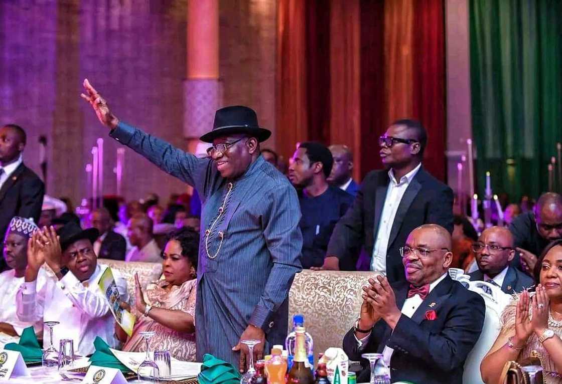 Tsohon shugaban ƙasa, Goodluck Jonathan. Tsohon shugaban ƙasa, Goodluck Jonathan.