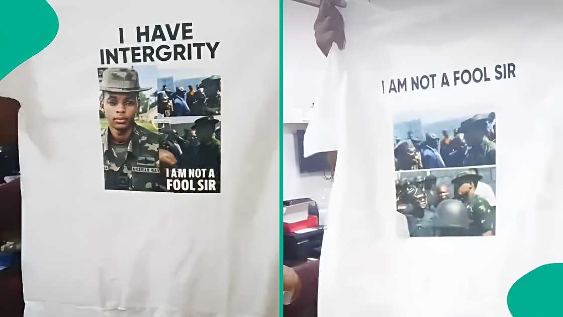 Young lady goes viral for Wike and Lt. Yerima video shirt Young lady goes viral for Wike and Lt. Yerima video shirt