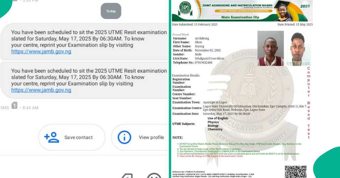 A Nigerian boy, Okon Archibong, who doesn't want to resit the 2025 UTME, cries out as JAMB sends him a new date. A Nigerian boy, Okon Archibong, who doesn't want to resit the 2025 UTME, cries out as JAMB sends him a new date.