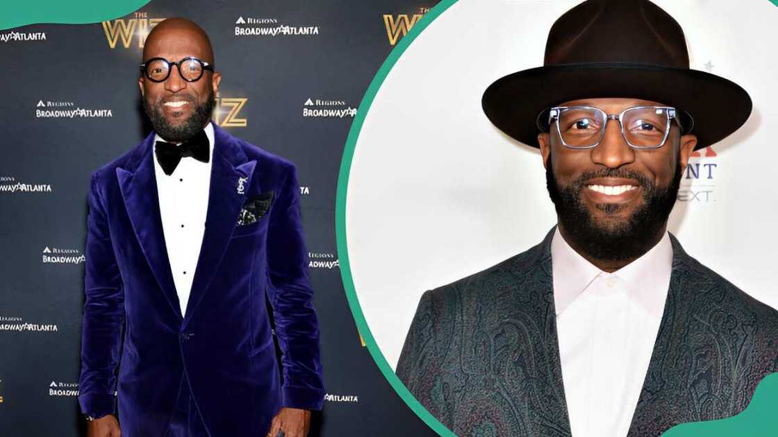 Rickey Smiley at The Fox Theatre in Atlanta, Georgia (L). Rickey Smiley at the James L. Knight Center in Miami, Florida (R). Rickey Smiley at The Fox Theatre in Atlanta, Georgia (L). Rickey Smiley at the James L. Knight Center in Miami, Florida (R).