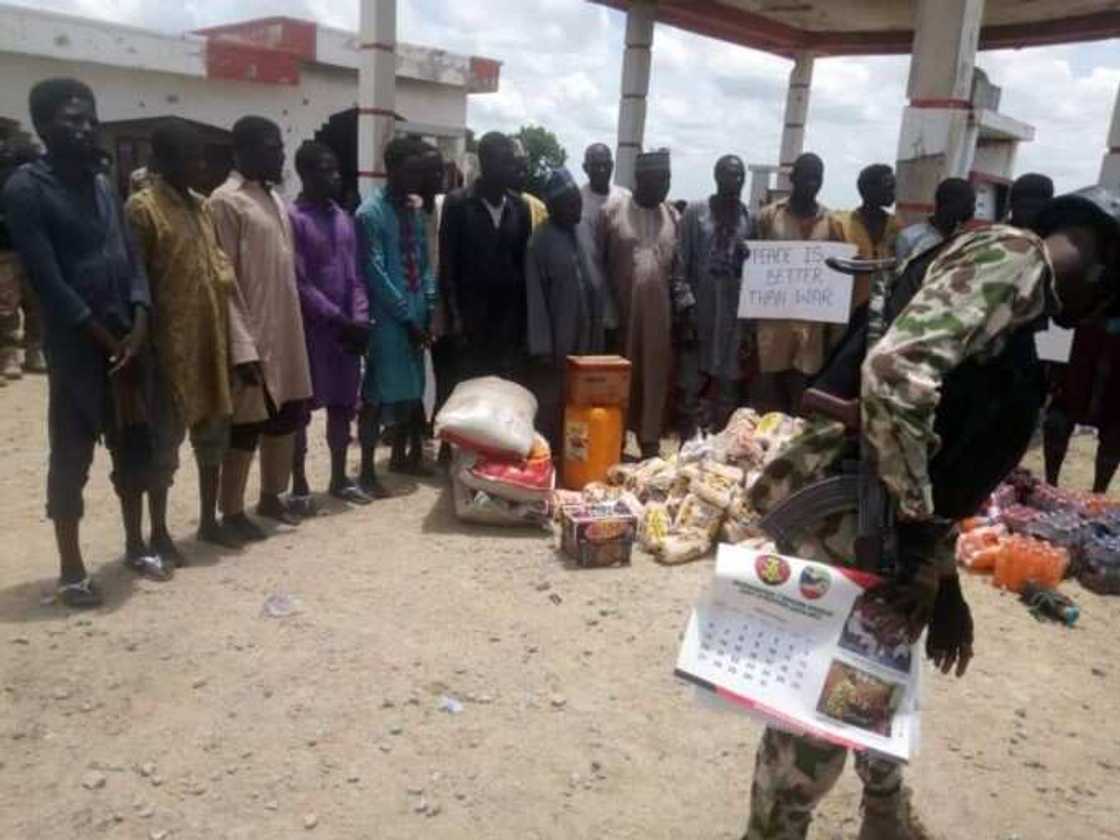 Some Boko Haram fighters have surrendered. Some Boko Haram fighters have surrendered.