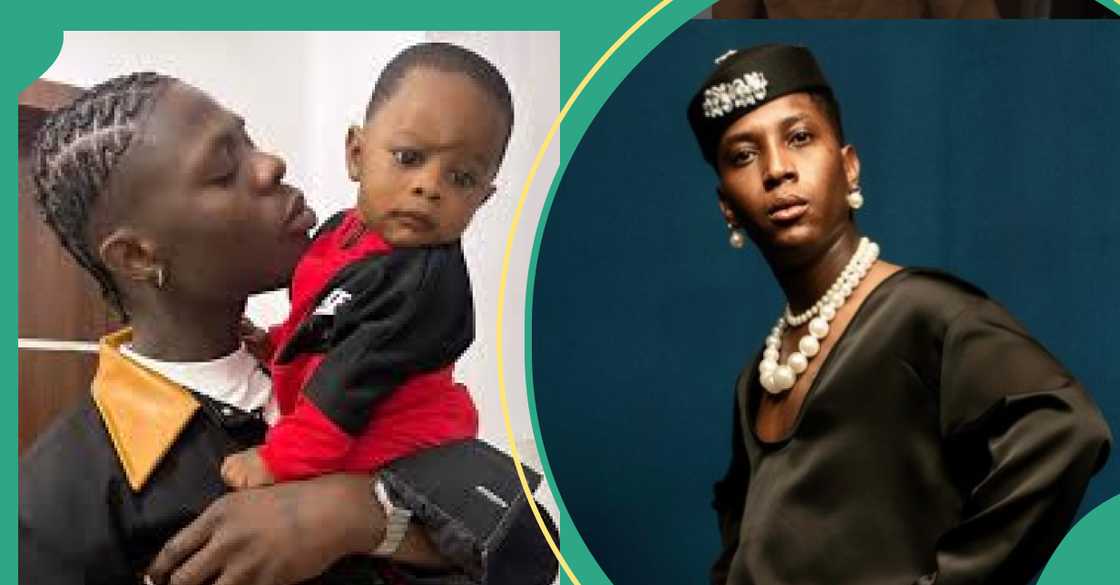 Mohbad and Son Bella Shmurda Mohbad and Son Bella Shmurda