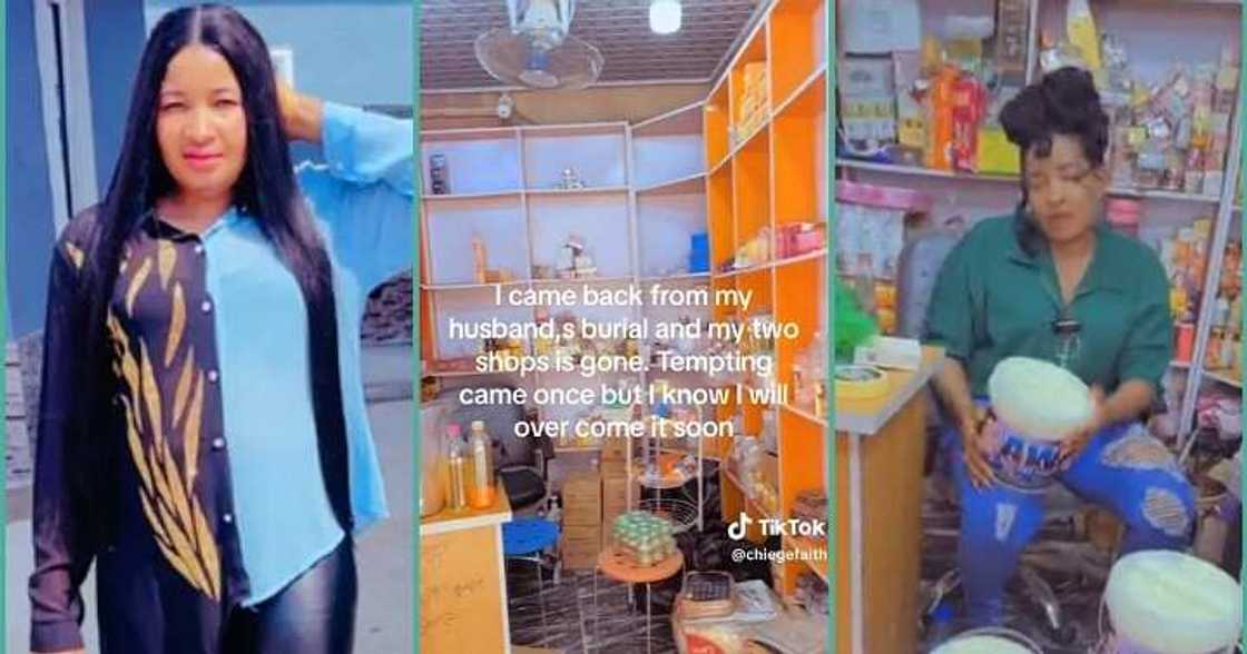 Widow cries out after meeting her shop empty Widow cries out after meeting her shop empty