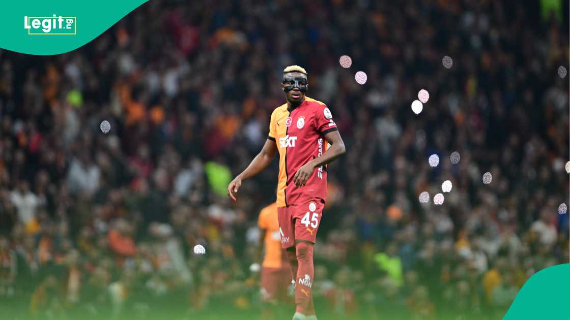 Victor Osimhen, Galatasaray, Bodrum FK, Rams Park, Istanbul, Turkiye, Super Lig. Victor Osimhen, Galatasaray, Bodrum FK, Rams Park, Istanbul, Turkiye, Super Lig.