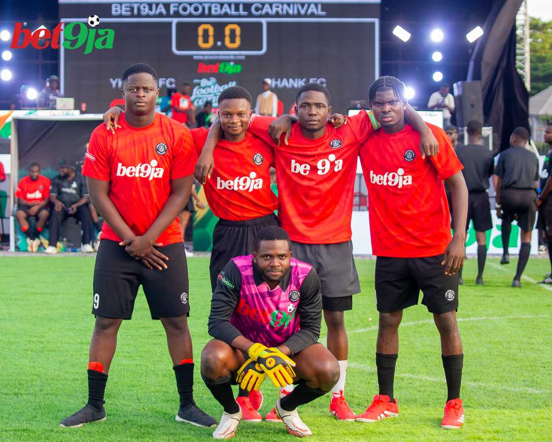 Okocha, Yhemolee, Sheggz, Shank Lead Bet9ja’s Star-Studded 5-A-Side Football Carnival Okocha, Yhemolee, Sheggz, Shank Lead Bet9ja’s Star-Studded 5-A-Side Football Carnival