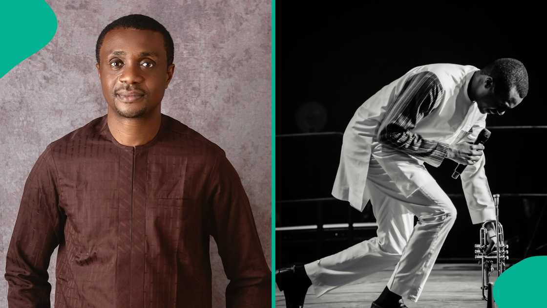 A lady identified as Meyina sends message to Nathaniel Bassey over Hallelujah Challenge. A lady identified as Meyina sends message to Nathaniel Bassey over Hallelujah Challenge.