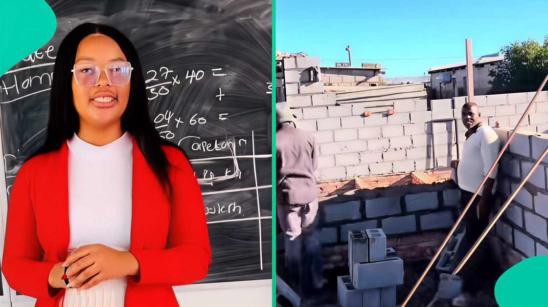 A woman breaks down discussing depression and stress from building her house, sparking social media reactions as others share similar struggles with builders, financial strain, and emotional pressure.