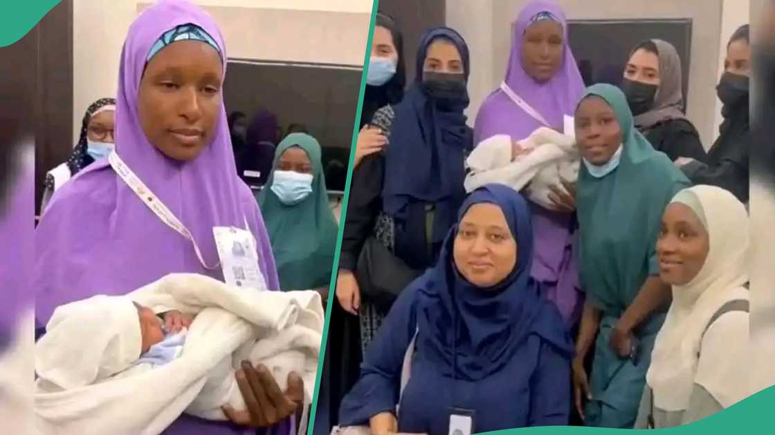 Good news for Nigeria as intending pilgrim gives birth