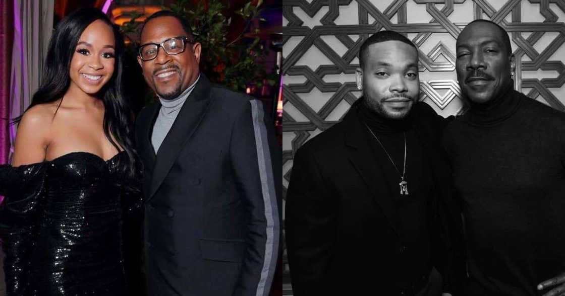 Eddie Murphy’s son Eric and Martin Lawrence’s daughter Jasmin are said to be an item.