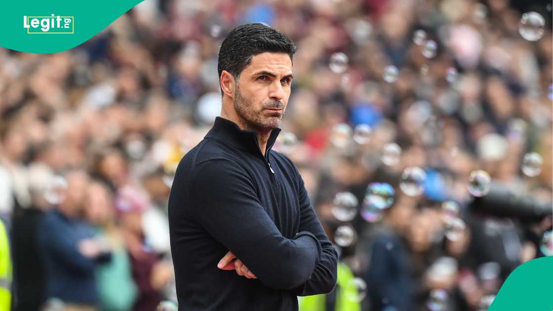 Mikel Arteta, Arsenal, West Ham, Premier League, England. Mikel Arteta, Arsenal, West Ham, Premier League, England.