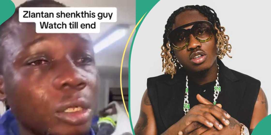 Man cries after Zlatan snubbed him Man cries after Zlatan snubbed him