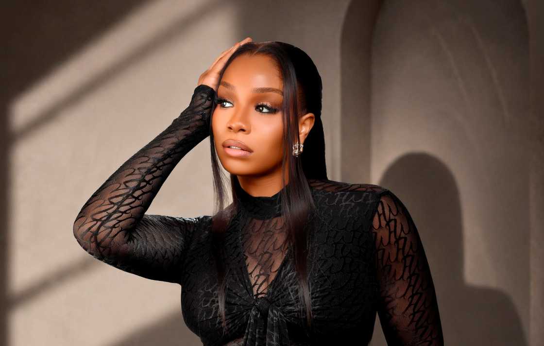 Neche poses in a shoot for BBNaija Season 11.