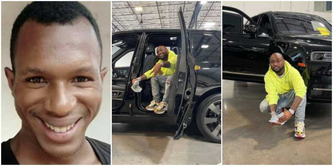 Hilarious Reactions as Man Advises Davido to Invest and Save for Rainy Days After Spending N240m on New Car Hilarious Reactions as Man Advises Davido to Invest and Save for Rainy Days After Spending N240m on New Car