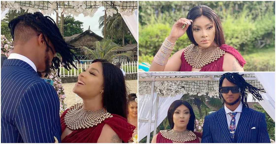 Angela Okorie unveils her hubby as she officially ties the knot few days after getting engaged (photos) Angela Okorie unveils her hubby as she officially ties the knot few days after getting engaged (photos)