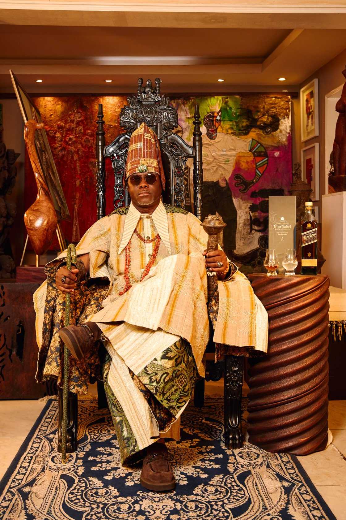 Aare Lai Labode Honours Fatherhood with Johnnie Walker Blue Label in New Father's Day Campaign