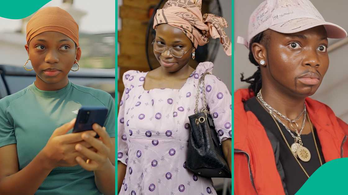 Taaooma and her three characters Taaooma and her three characters