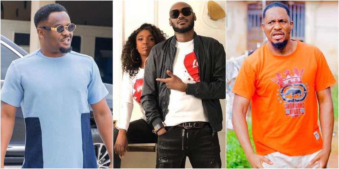 Zubby Michael, Junior Pope, and Annie Idibia Zubby Michael, Junior Pope, and Annie Idibia