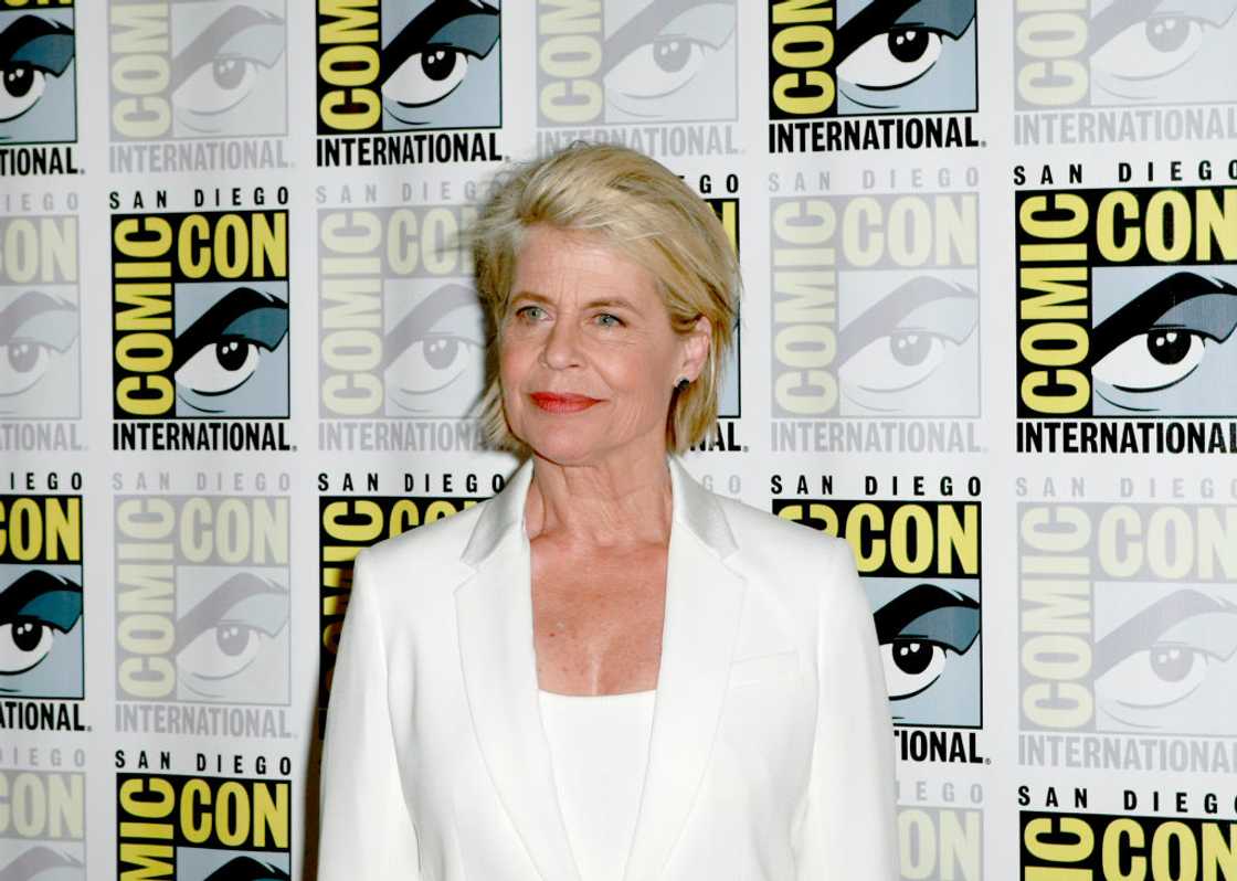 Linda Hamilton at Hilton Bayfront during 2019 Comic-Con International Linda Hamilton at Hilton Bayfront during 2019 Comic-Con International