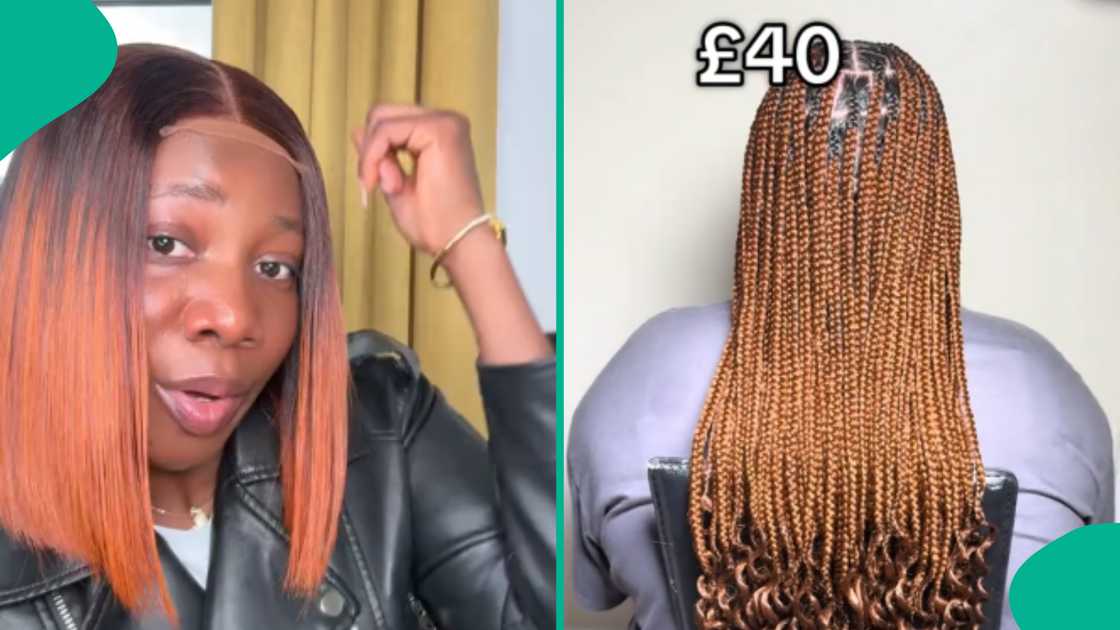 Lady who braids hair for a living in UK discloses how much she charges people, many react Lady who braids hair for a living in UK discloses how much she charges people, many react
