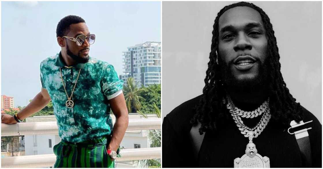 D'banj, Burna Boy, singer, stage performance D'banj, Burna Boy, singer, stage performance