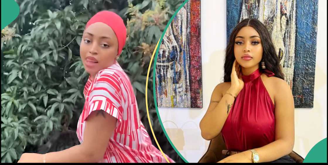 Regina Daniels dances on Instagram