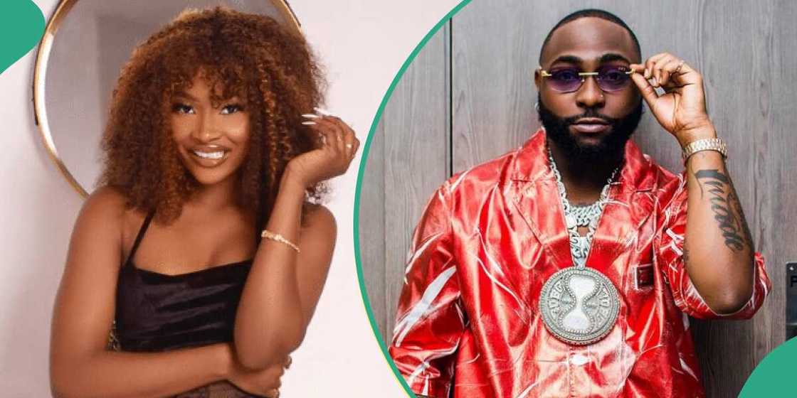 BBNaija All Stars Ilebaye and Davido BBNaija All Stars Ilebaye and Davido