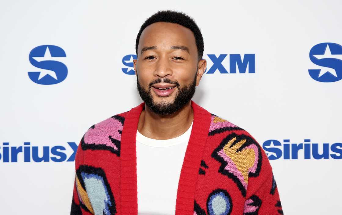 John Legend visits SiriusXM at SiriusXM Studios in New York City