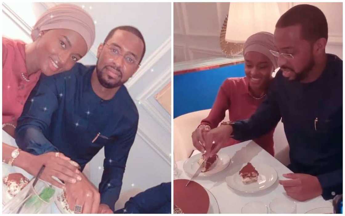 Hanan Buhari tare da mijinta Turad sun tafi Dubai don bikin zagayowar ranar haihuwarsa (Hotuna) Hanan Buhari tare da mijinta Turad sun tafi Dubai don bikin zagayowar ranar haihuwarsa (Hotuna)