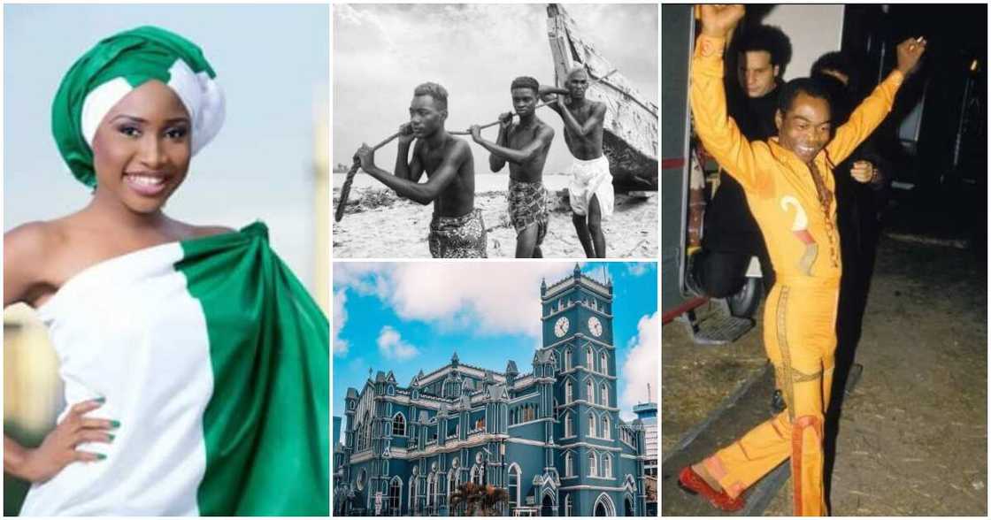 Photos of Nigeria@62, Fela Anikulapo and Dufana boat