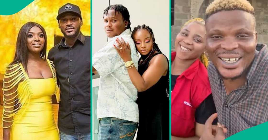 2Baba and Annie Idibia, Oluwadolarz and fiancee, Ijoba Lande and estranged wife. 2Baba and Annie Idibia, Oluwadolarz and fiancee, Ijoba Lande and estranged wife.
