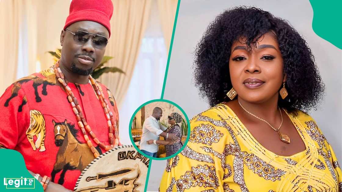 Nigerian businessman Obi Cubana surprises veteran actress Rita Edochie with a special gift